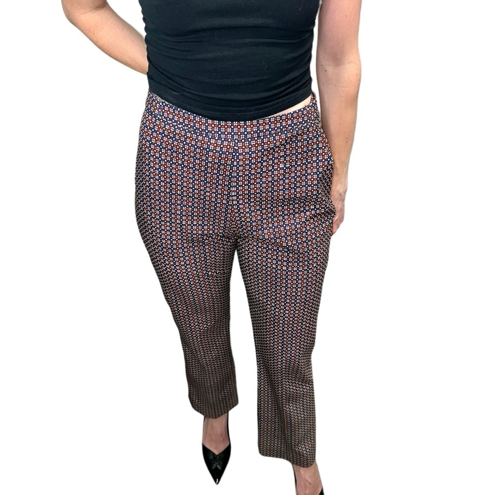 Prada Geometric Print Straight Leg‎ Trousers